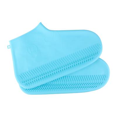 China Amazone Waterproof Hot Selling Reusable Colorful Anti Slip Shoe Protector Silicone Rain Shoes Cover for sale