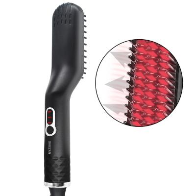 China Comfortable actions in USA Amazon Best Selling Beard Straightener USA Design Patented Beard Straightener Brush Beard Straightening Brush for sale