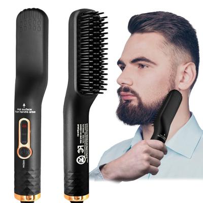 China Comb Comfortable Healthy Beard Sweep Flat Iron Personal Care And Beauty Appliances Beard Straightening Hair Straightener Professional for sale