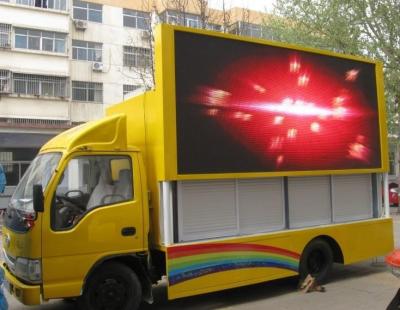 China Waterproof big board outdoor Truck Mounted LED Screen for advertising for sale