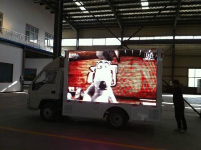 China truck mounted Mobile led screen billboard for Dynamic display , Synchronous display for sale