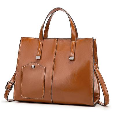 China Fashoion Large Capacity Tote Bag Lady Handbag Girls Leather Messenger Bag For Women for sale