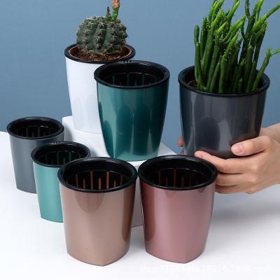 China Unbreakble Unbreakble China Manufacturer Balcony Flower Garden Pots Small Bulk Cheap Plastic Desktop Decorative Artificial Flower Pots For Sale for sale