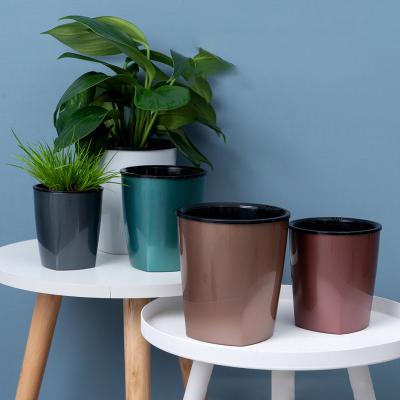 China Unbreakble International Plastic Balcony Decoration Garden Unbreakble Plant Pot Plastic Flower Pot for sale