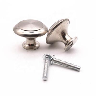 China Home Furniture Drawer Furniture Kitchen Door Handle Knob Round Stainless Steel Cabinet Knobs for sale