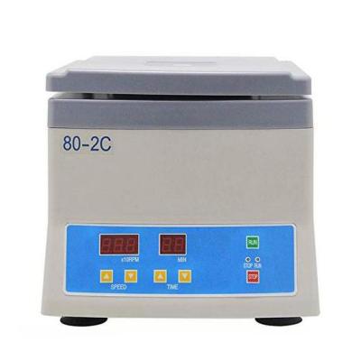 China Electric Brushless Motor Low Speed ​​80-2C Desktop Centrifuge 12x20ML/8x20ML for sale