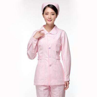 China Different Styles 2 Piece Set Long Sleeve Nurse Uniform for sale