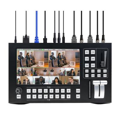 China 8 Channels Streaming/Broadcasts Live Streaming Video Switcher Live USB ptz mesclador switcher mixer atem controller 8 for sale