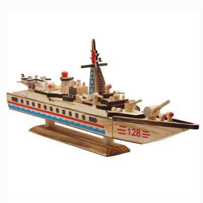 China New Product China Manufacturers China Suppliers Large Scale Handcraft Ship Simulation Aircraft Carrier Frigate Wooden Model for sale