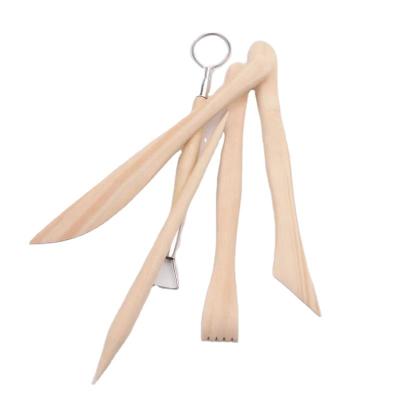 China Pottery Tool Art Supplies Clay Tools Five Piece Blank Trimming Set Clay Tools for sale