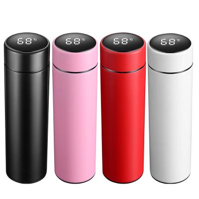 China OEM 500ml LED Temperature Display Bottle Smart Thermos Thermos Vacuum Flask Intelligent Smart Tumblers Mugs Business With Designs for sale