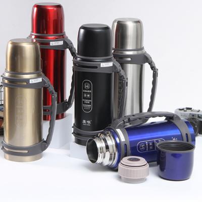 China PORTABLE Travel Vacuum Insulated Hot Drinking Double Wall 304 Stainless Steel Cups Sport Water Bottle for sale