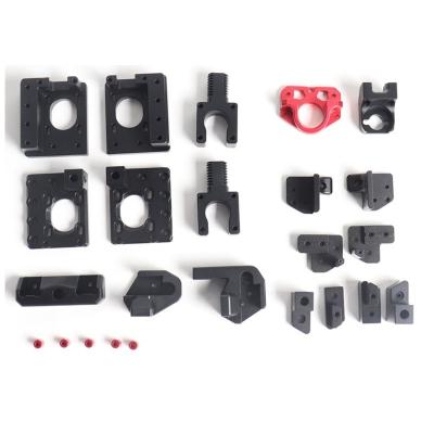 China Aluminum Blurolls Voron 0.1 CNC Kit Voron0.1 Corexy 3D Printer upgrade Kit Black Red CNC aluminum Metal Parts V0 upgrade version V0.1 for sale