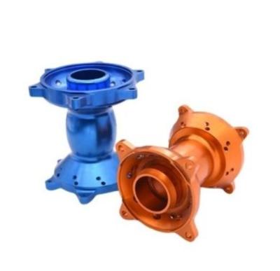 China Appliance CNC Aluminum 6061 Motorcycle Wheel Hub with the colorful anodizing surface for sale