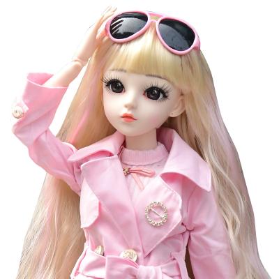 China Interactive Toy 60cm Custom Cheap Wholesale Custom Doll Gifts Plastic Dolls Pretend Play With Doll Accessories for sale