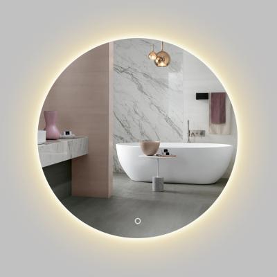 China Smart Lighted Bathroom Mirror Led Light Mirror Anti - Fog Smart Toilet Mirror Touch Screen for sale