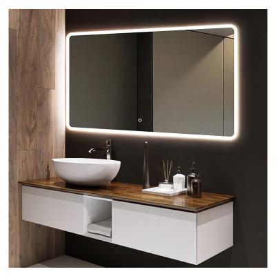 China High Quality Led Illuminated Wall Mounted Bathroom Mirror Light Mirror With Led Light for sale