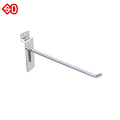 China Viable shinny wall mounted hanger slatwall hook for sale