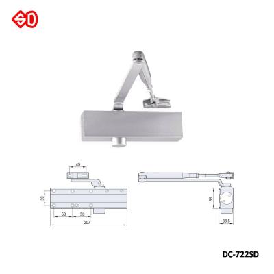 China High Qualtity Taiwan Adjustable Standard Arm Floor Spring Door Closer for sale