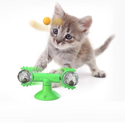 China 2020 New Funny Interactive Game Turntable Stocked Hot Selling Windmill Cat Spinning Toy for sale