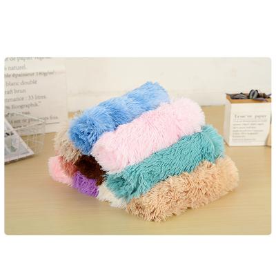 China Long Stored Double Layers Shear Warm Plush Blanket Dog Super Soft Pet Throw Blanket for sale