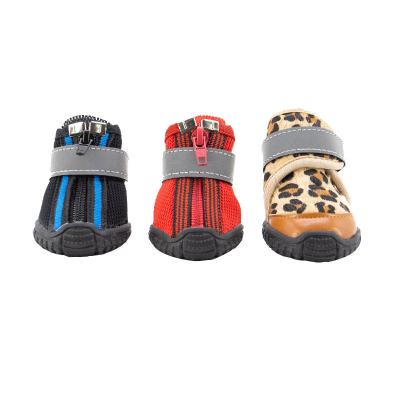 China Sustainable Spring Summer Waterproof Dog Shoes Good Breathability Anti-Slip Dog Shoe for sale