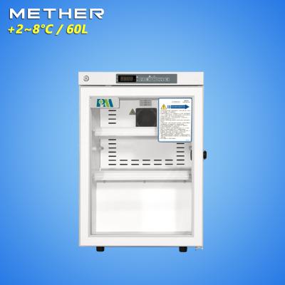 China P.M. 60L Mini Pharmacy Vaccine Fridge Medical Refrigerator MPC-5V60G Promed Mether 495*450*710mm for sale