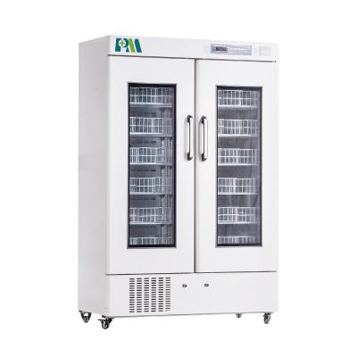 China Mether 658 Liters +4 Degree Blood Bank Fridge Refrigerator Double Door MBC-4V658 658L for sale