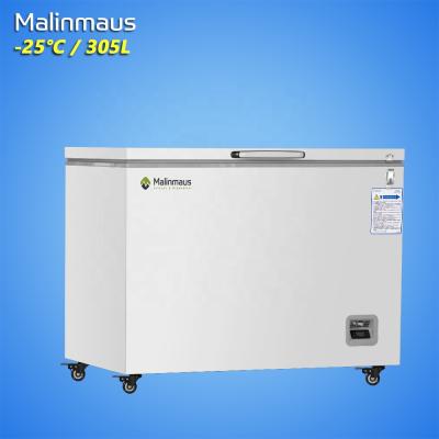 China Malinmaus 305L -25C -20 Degree Deep Chest Freezer MDF-25H305 Lab Deep Freezer 1148X740X872mm for sale