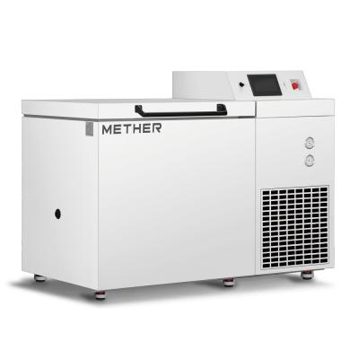 China Mether -150 degree 128 liters high quality low price 128L medical laboratory cryogenic ultra low temperature industrial vaccine freezer for sale