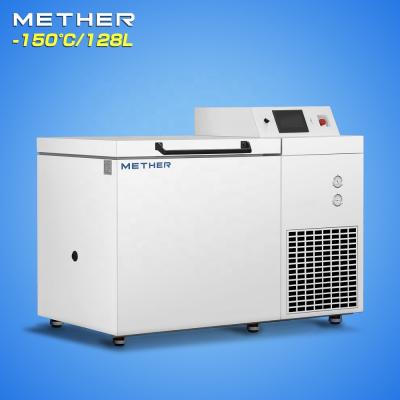 China Factory Minus 150 Mether Degree Ultralow Freezer For Medical Lab Vaccine Storage 128 Liters MDF-150H128 Touch Screen for sale