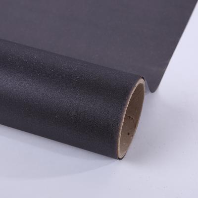 China Clear Self Adhesive Black Glitter Frosted PVC Film Self Adhesive Window Film For Building Glass D009 for sale