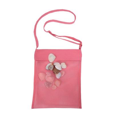 China Waterproof Shell Polyester Mesh Tote Bag Summer Beach Handbag For Kids for sale