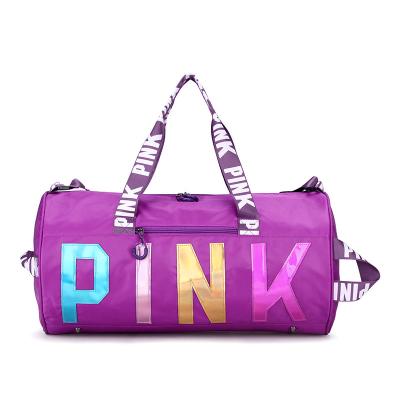 China Wholesale Custom Women Waterproof Travel Weekend Spend Sports Bag Logo Duffle Bag Colorful for sale