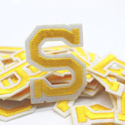 China Other Patch Wholesale Ironing 26 Alphanumeric Cloth Stickers Brand Clothing Accessories Towel Embroidery Patch for sale