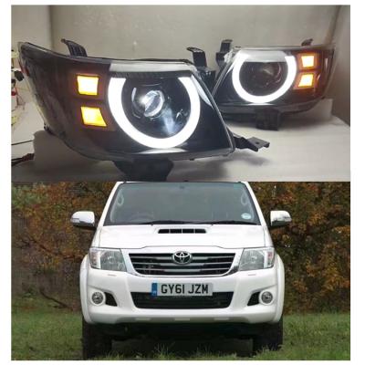 China Led Headight Bulbs New design  Hilux Vigo headlamp full LED Hilux head lights  for Toyota 2011-2014 Hilux Vigo accessories for sale