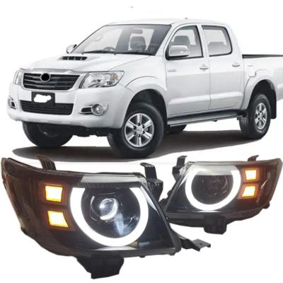 China ABS Plastic+led New Design Modified Led Auto Head Lamp For Hilux Vigo 2009-2014 Headlight Drl Driving Light Turn Signal for sale