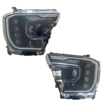 China ABS Plastic+led Hot Sale Car Led four lens front light Head lamp  For ford ranger t9 2022 Headlight head light for sale