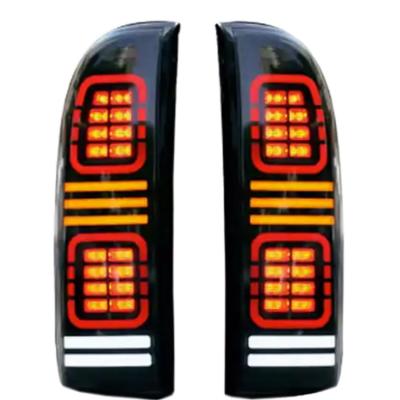 China ABS Plastic New Design Led Car Rear Back Lamps Assembly Tail Lights For Nissan Patrol Y61 2005-2016 5th Taillight modified for sale