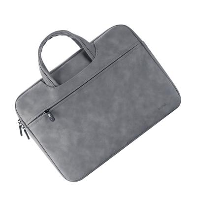 China Business leather briefcase computer bag briefcase case sleeve notebook waterproof bag large capacity laptop computer bag for sale