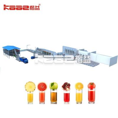 China Auotmatic Orange Juice Making Machine Fruit Juice Processing Line Extractor Production Line for sale