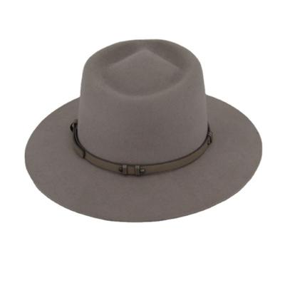 China 100% Wool Fedora Hats Wool Felt Classical Design High Quality 100% Wool Wide Brim Australian Hat Hard Felt Fedora Hats for sale