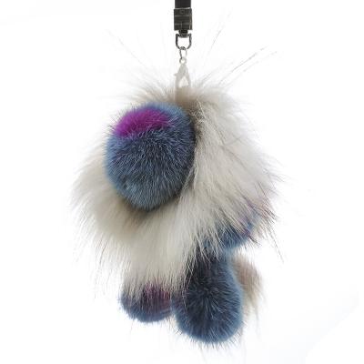 China Gift Customized Fashion Mink Mouse Pendant Ornaments Hairy Bag Key Chain Mouse Doll for sale