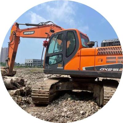 China Good Quality Korea Doosan DX215 Used Excavator For Sale 0.92m² ³ for sale