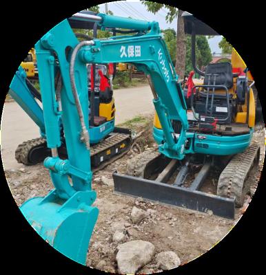 China 2 ton Japanese Kubota U20 second hand mini excavator with low price and high quality 0.054m²; ³ for sale