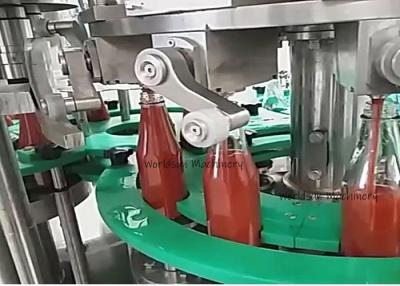 China 14000BPH SUS304 Ketchup Tomato Sauce Filling Machine automatic capping machine for sale