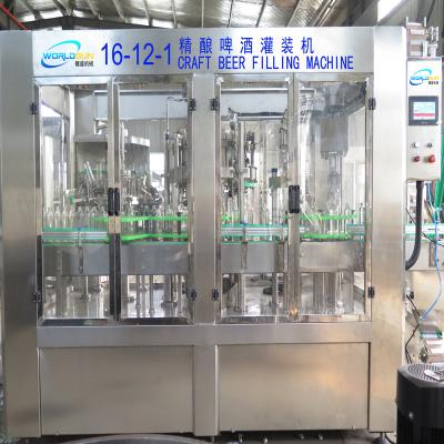 China Certificação 3-In-1 355ml automático completo Ginger Beer Filling Machine do CE à venda