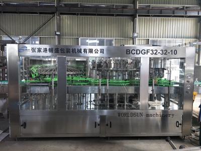 China 12000BPH Soda Water Filling Machine automatic aerated soda water filling machine stainless steel for sale