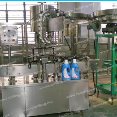 China Automatic Dishwashing Detergent Filling Machine capping machine for sale