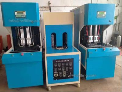 China 2 cavity Bottle Blow Molding Machine Semi Automatic Bottle Blowing Machine for sale